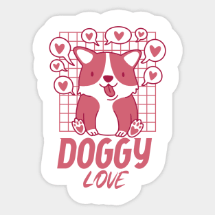 Doggy Love Sticker